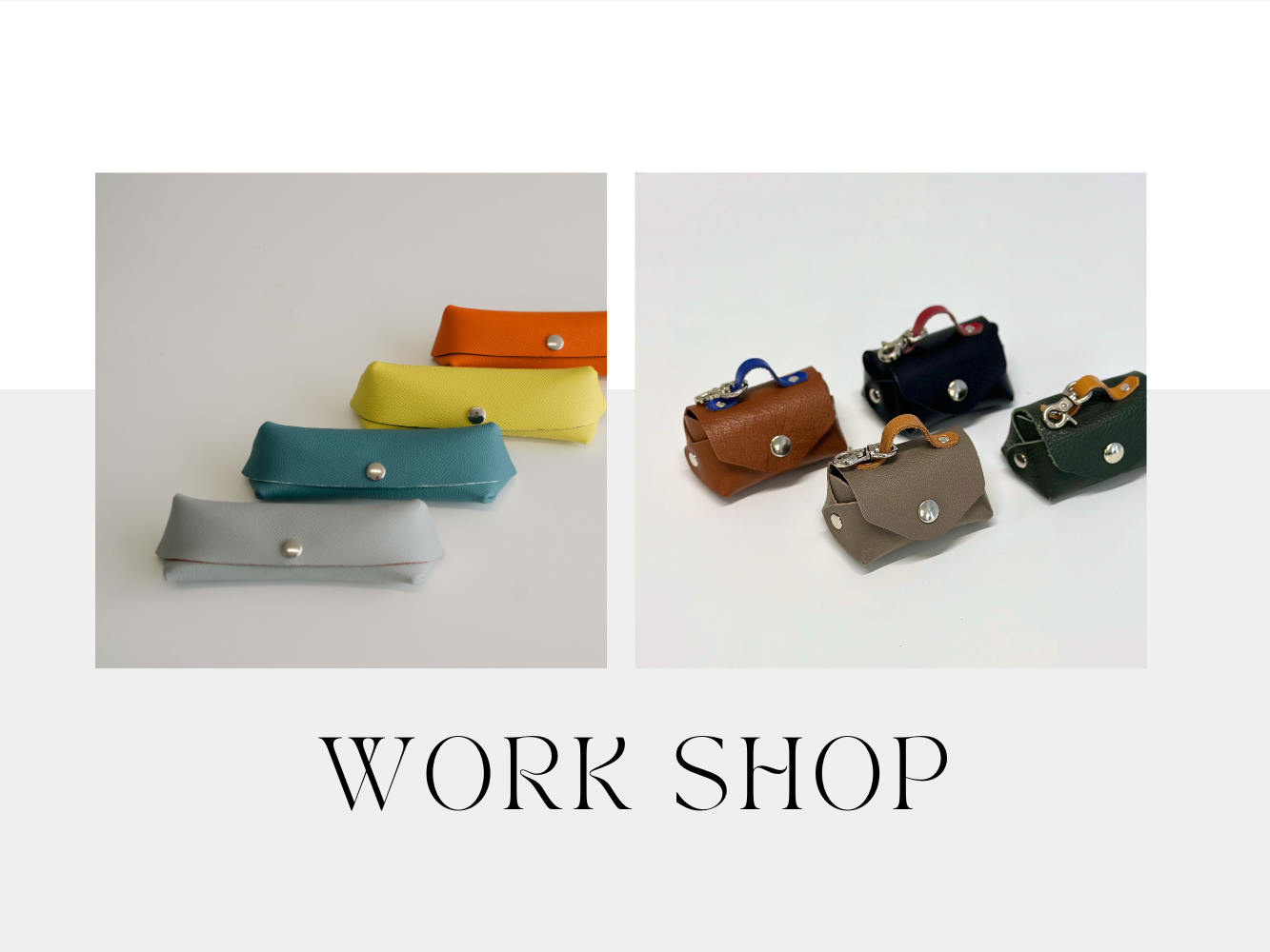 7/15(月・祝) 革小物のワークショップ開催