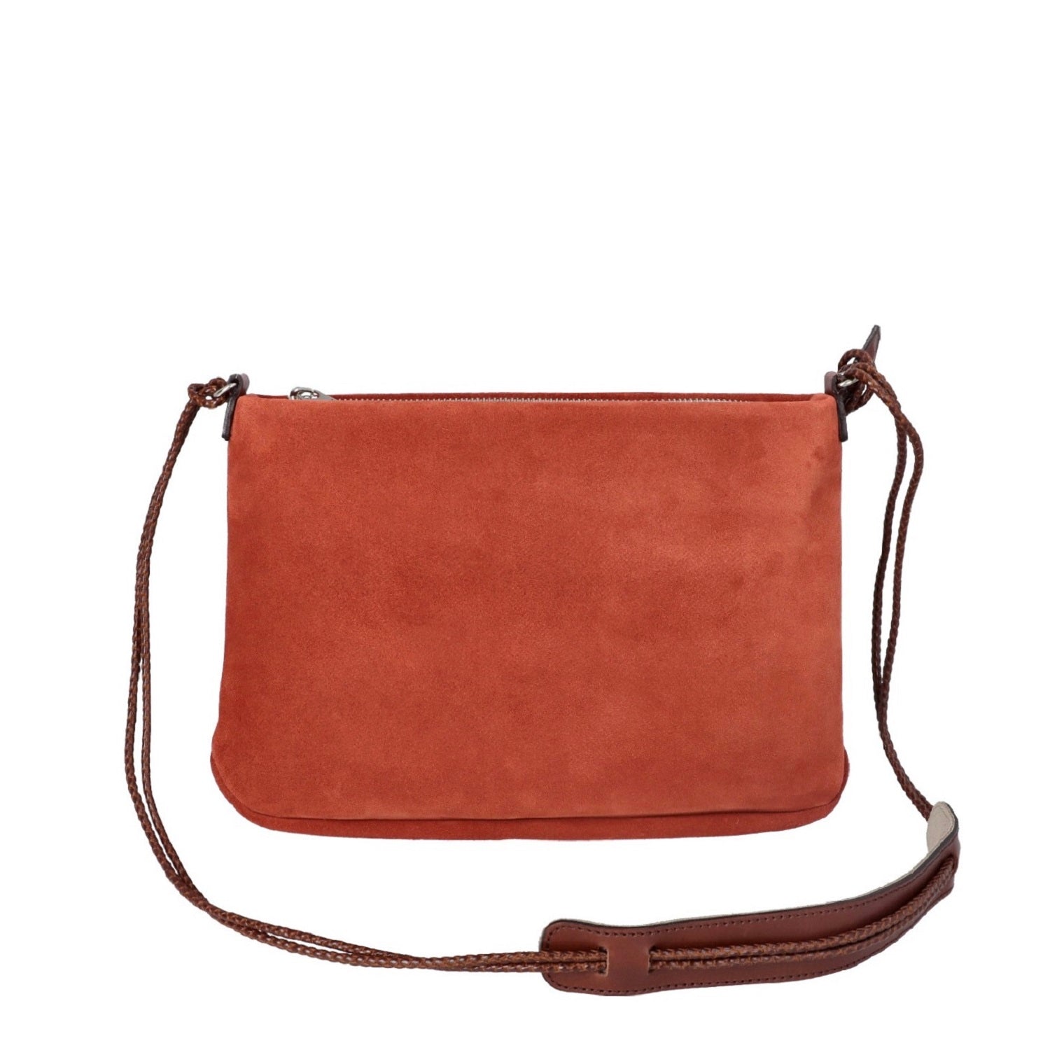 Red suede shoulder cheap bag