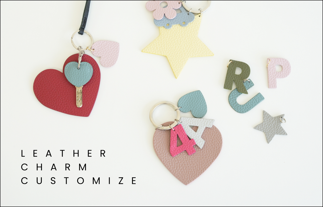 店舗限定】Leather charm Customize オリジナルチャームを作ろう 店舗限定】Leather charm Customize オリジナルチャームを作ろう