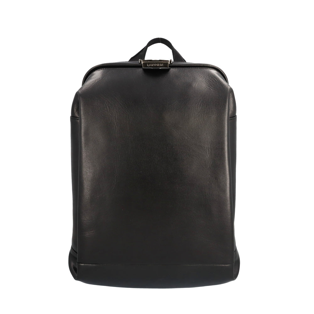 [NEW] Tondo Leather Dulles Backpack Black