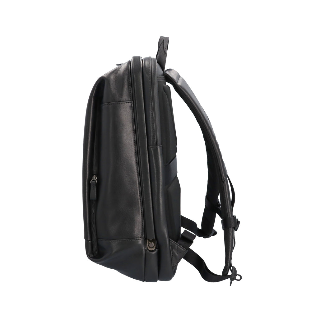 [NEW] Tondo Leather Dulles Backpack Black