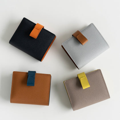 【Popular No.1 / Bicolor】noble Bi-fold Wallet