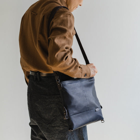 [NEW] Re:Style Leather Shoulder Navy