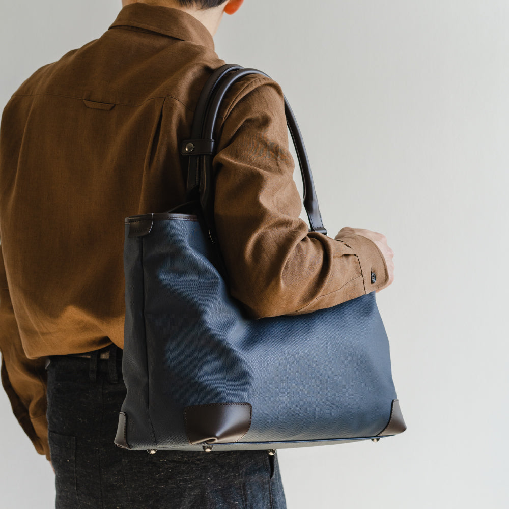 【NEW】Re:Style トートボストン　ネイビー