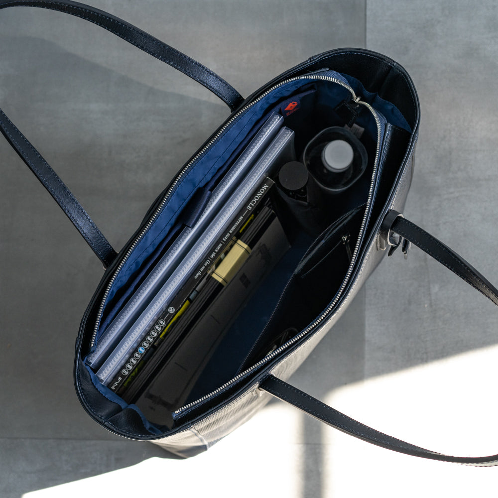 [NEW] Stitch tote bag navy