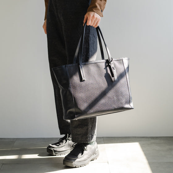 [NEW] Stitch tote bag navy