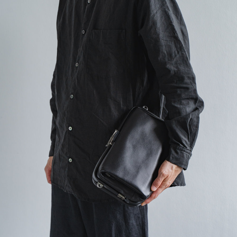 [新品] Tondo 皮革 Quattro 肩背包 黑色