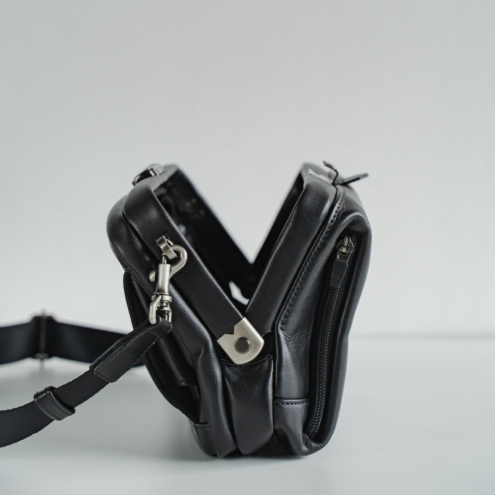 [NEW] Tondo Leather Quattro Shoulder Black
