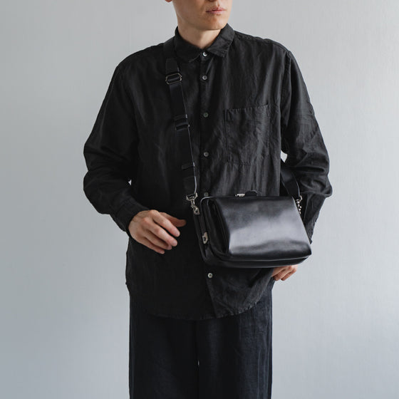 [NEW] Tondo Leather Quattro Shoulder Black