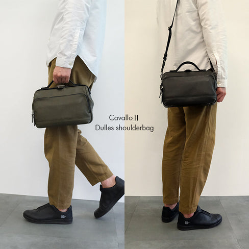 Cavallo2 ダレスショルダーバッグ ダークグレー