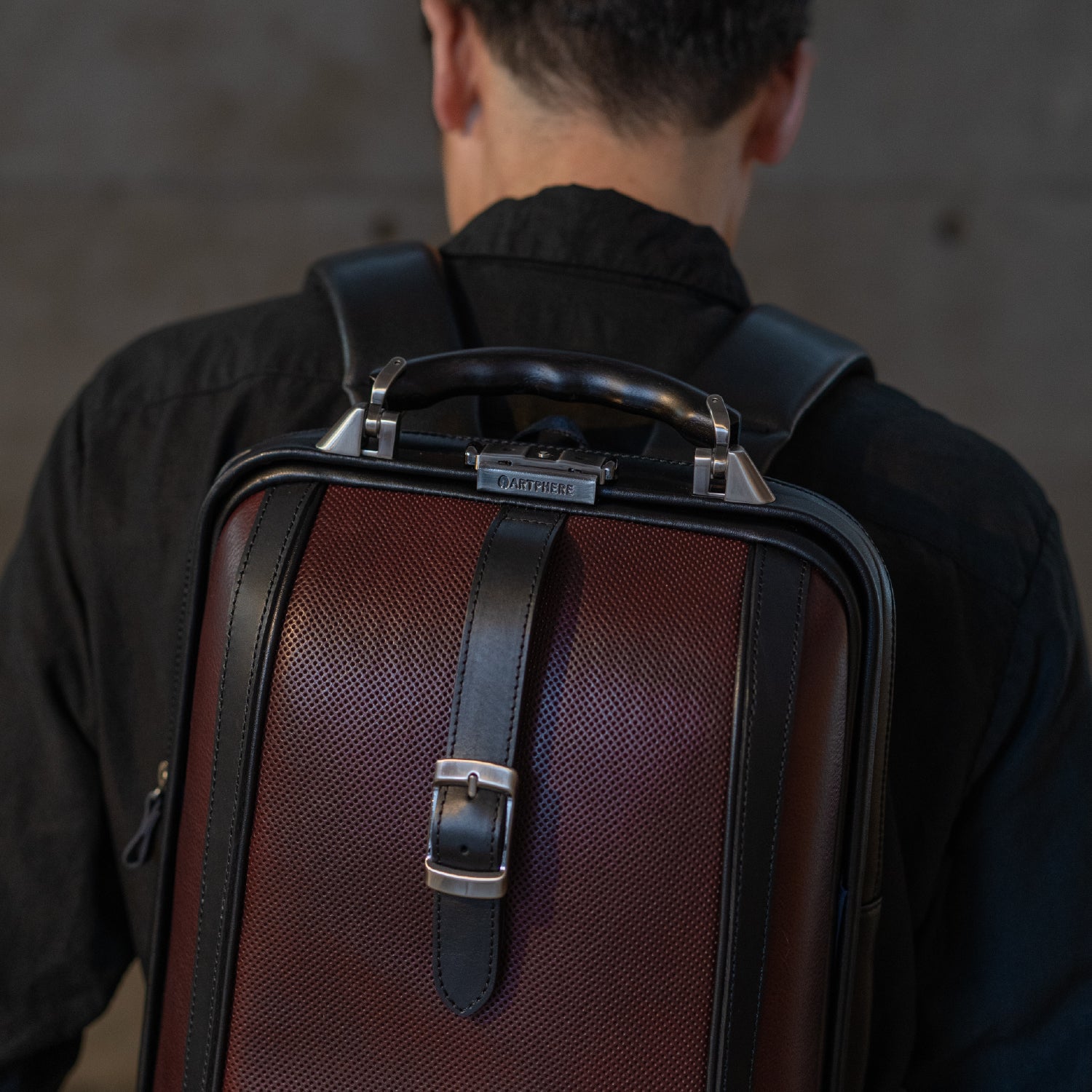 【NEW】New Dulles Leather F6 ワイン