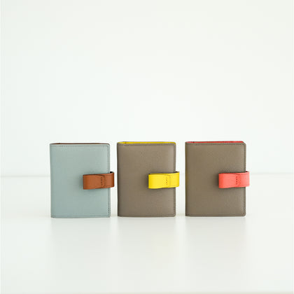 【Popular No.1 / Bicolor】noble Bi-fold Wallet