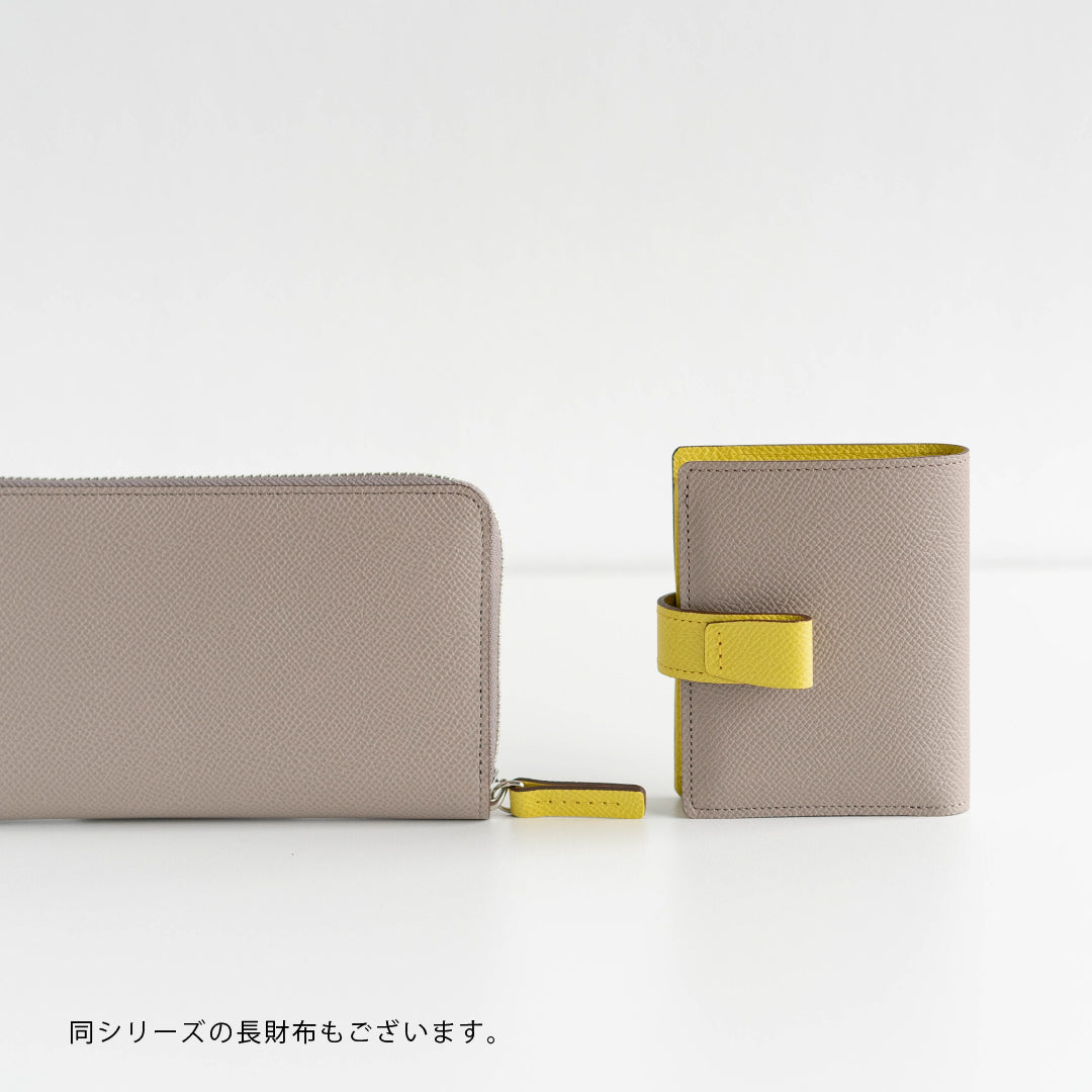 【人気No,1／バイカラー】noble 二つ折りウォレット　