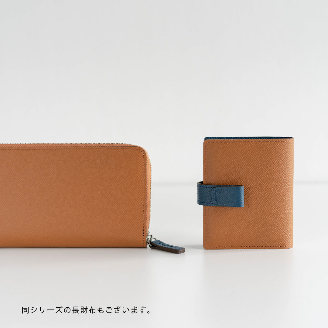 【人気No,1／バイカラー】noble 二つ折りウォレット　