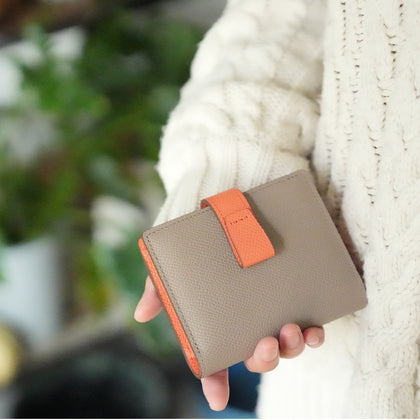 【Popular No.1 / Bicolor】noble Bi-fold Wallet