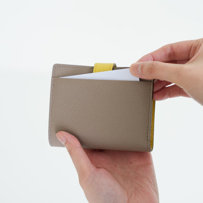 【Popular No.1 / Bicolor】noble Bi-fold Wallet