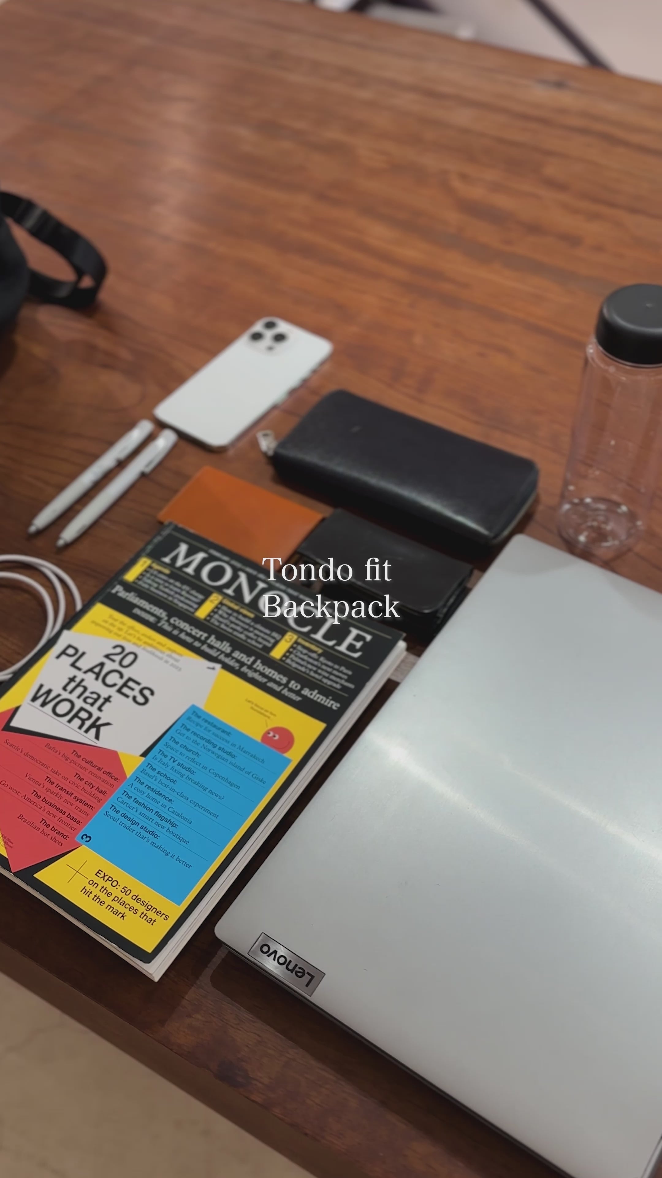 肩の負担を減らす次世代バックパック Tondo fit Lサイズ（最新モデル）