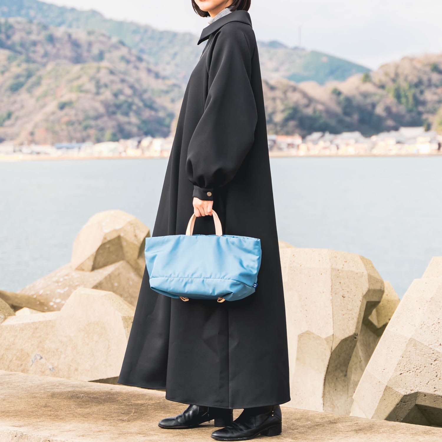 Atelier nuu｜For the blue ヨコトート　オーシャンブルー - Atelier nuu