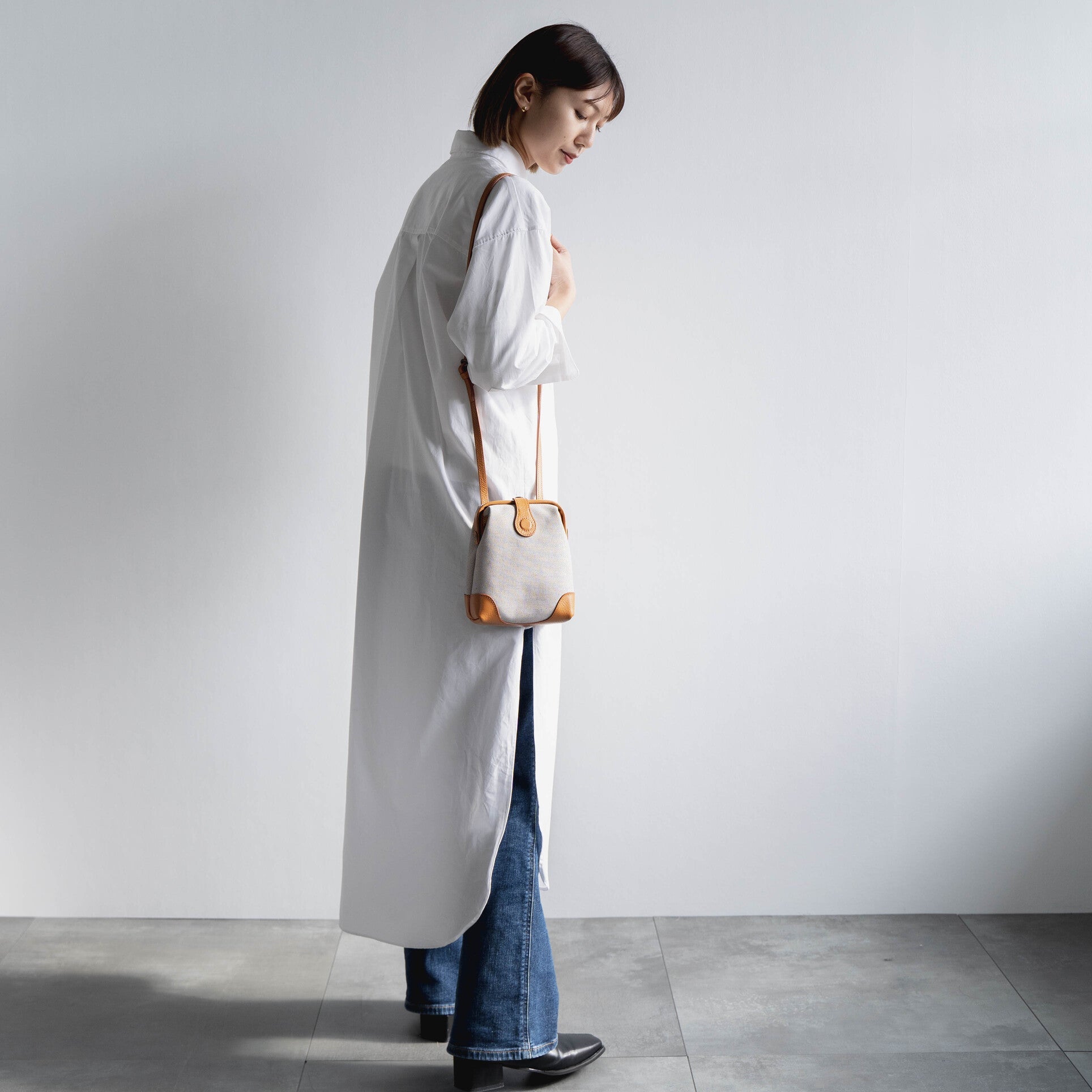 parcel cotone ダレスポシェット　ベージュ - Atelier nuu