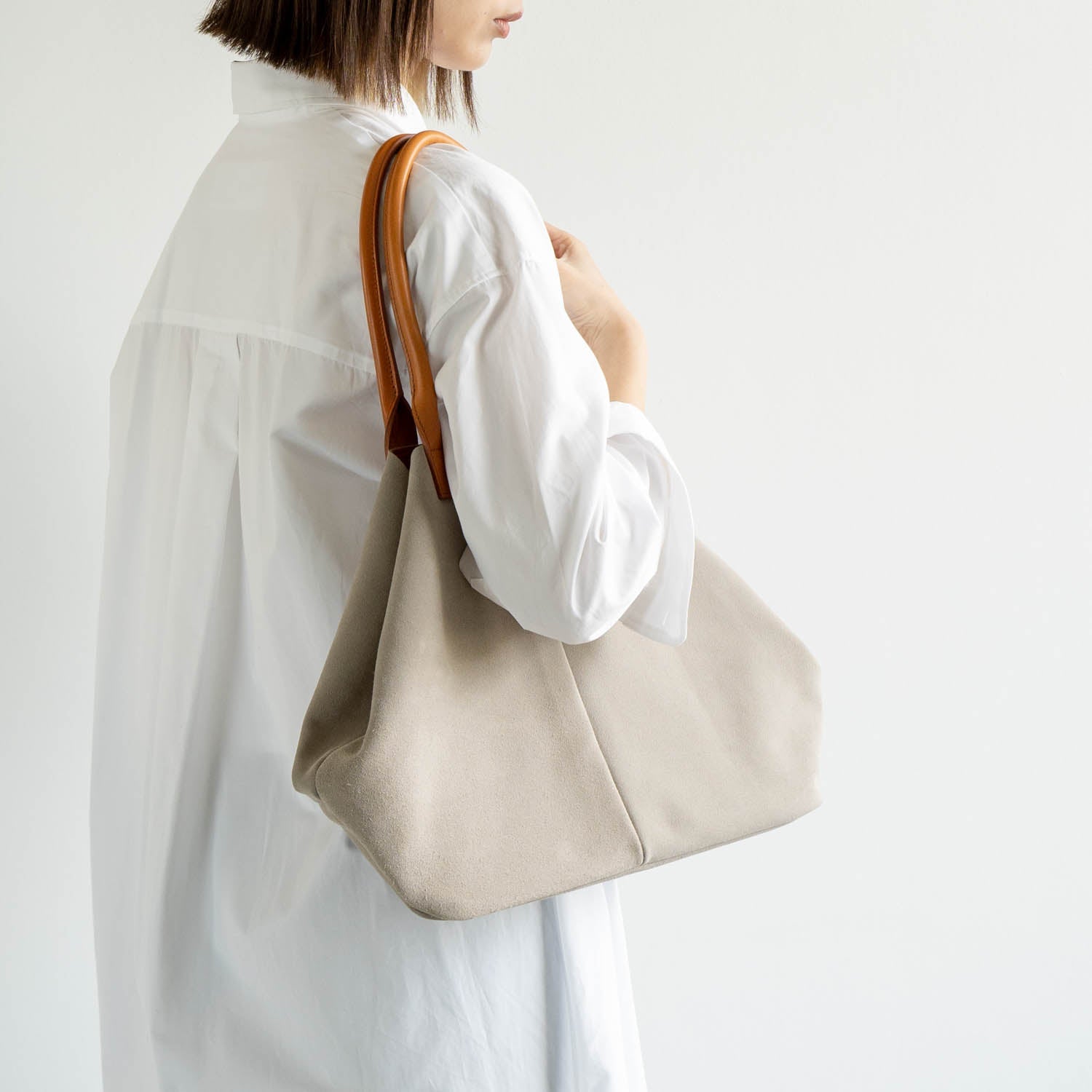 velour トート　ベージュ - Atelier nuu