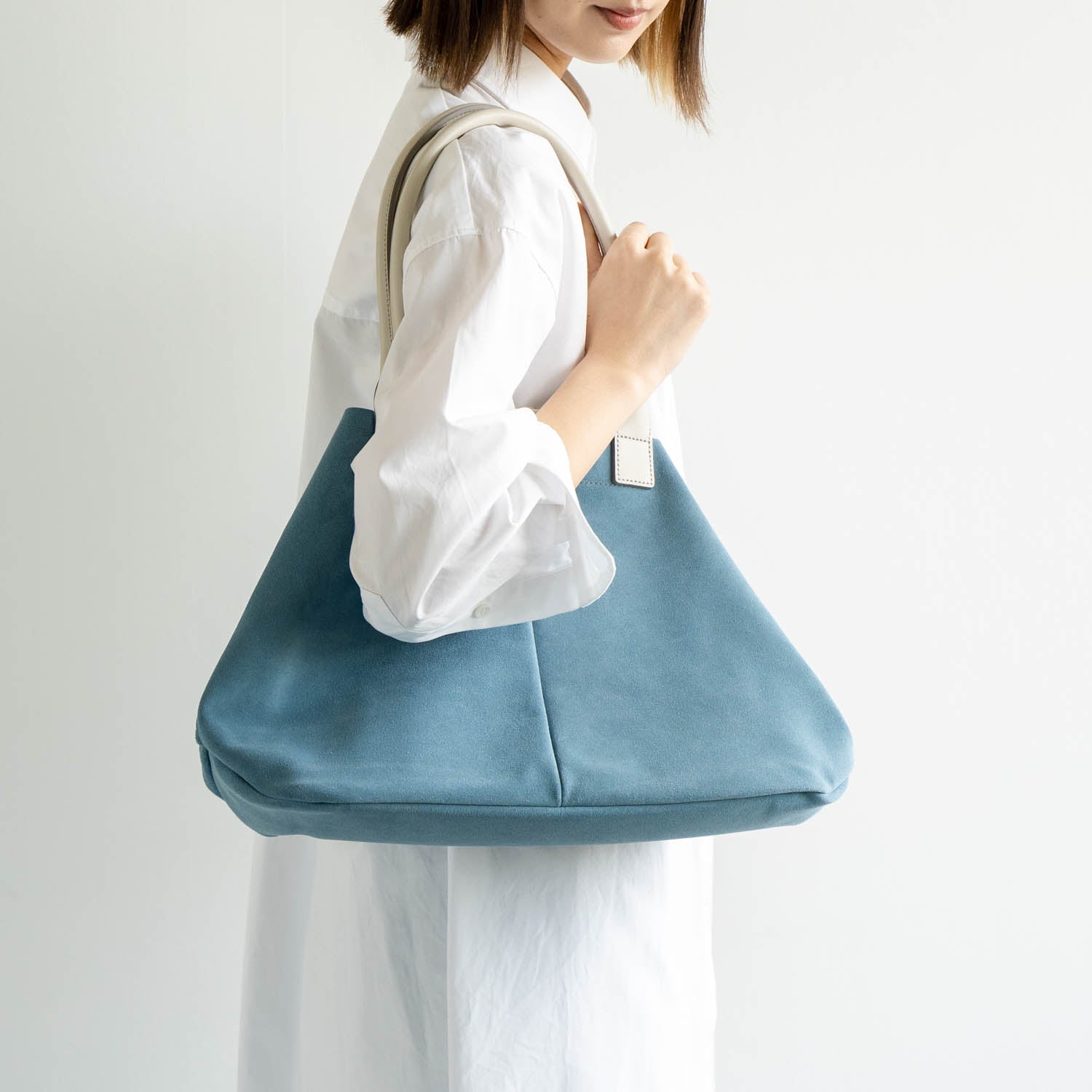velour トート　ブルー - Atelier nuu