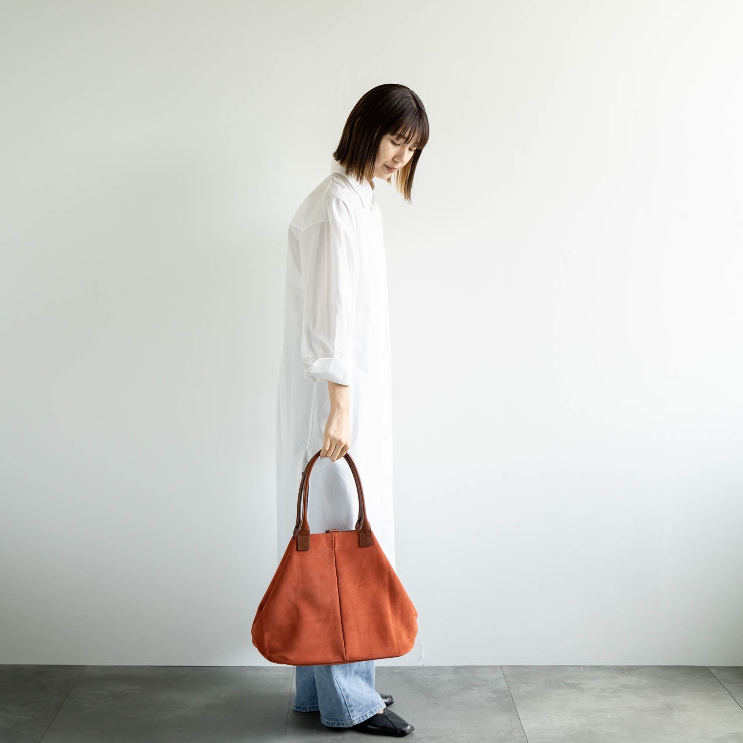 velour トート　レッド - Atelier nuu