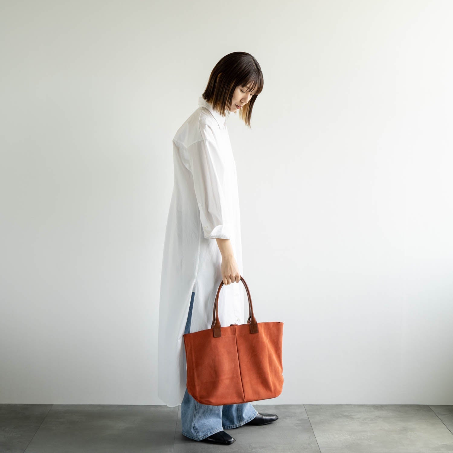 velour トート　レッド - Atelier nuu