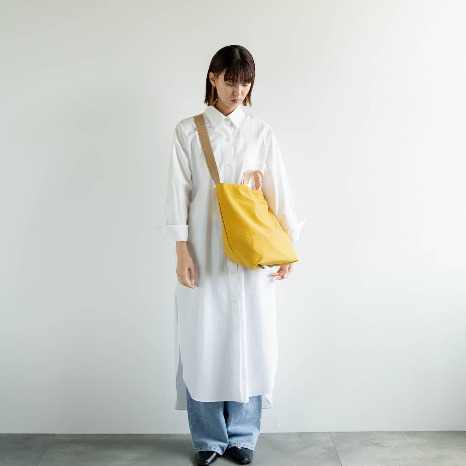 snap vegi トートショルダー　ヤマブキ - Atelier nuu