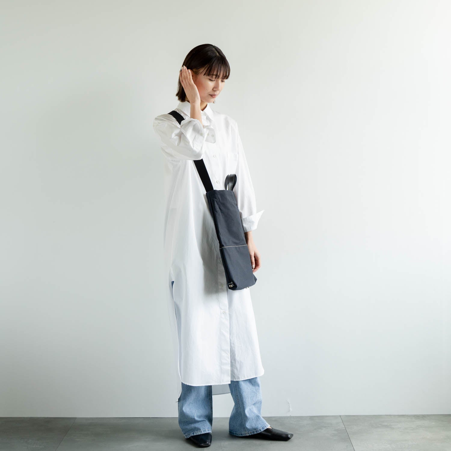 snap vegi トートショルダー　ブラック - Atelier nuu