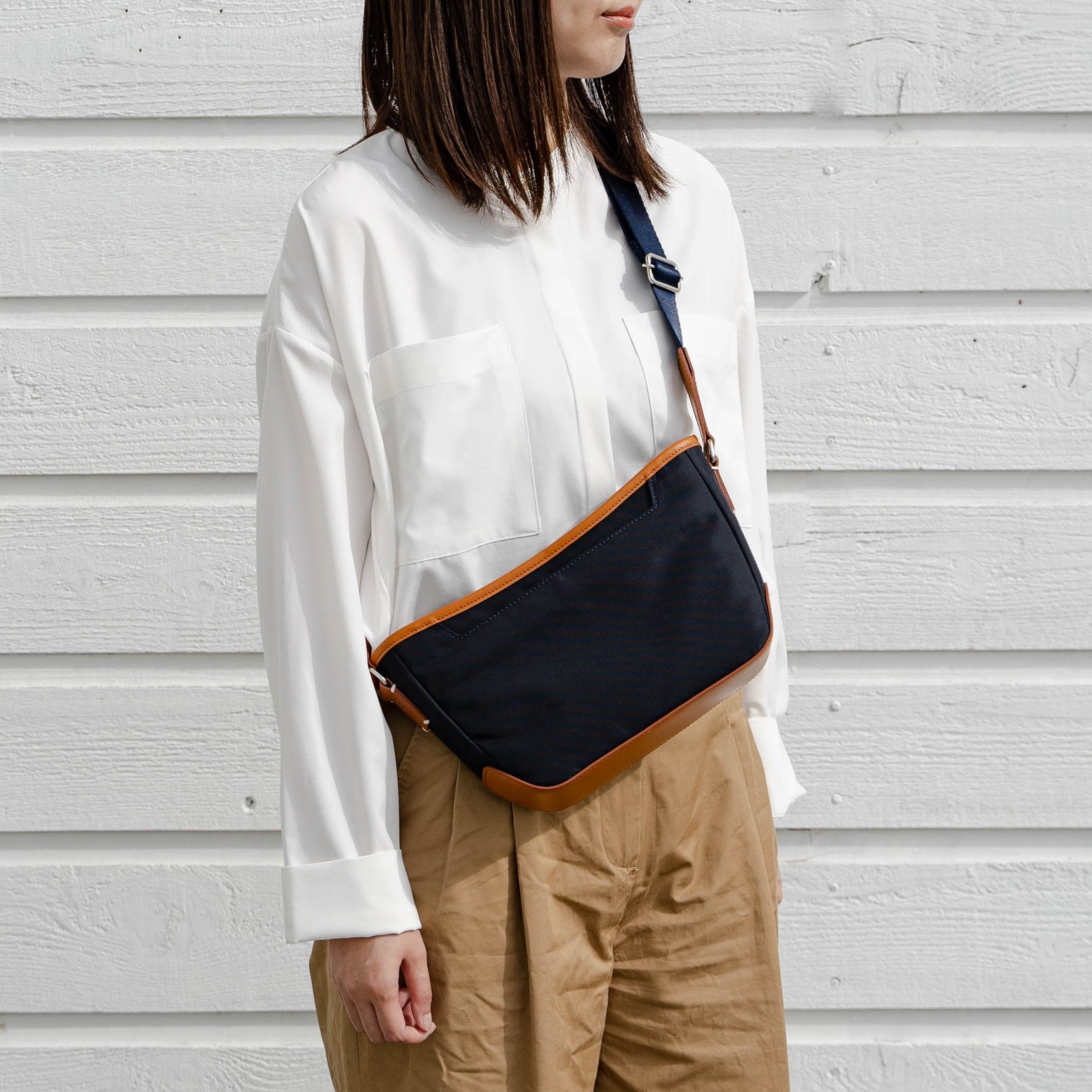 Atelier nuu |  For the blue ショルダー　ディープブルー - Atelier nuu