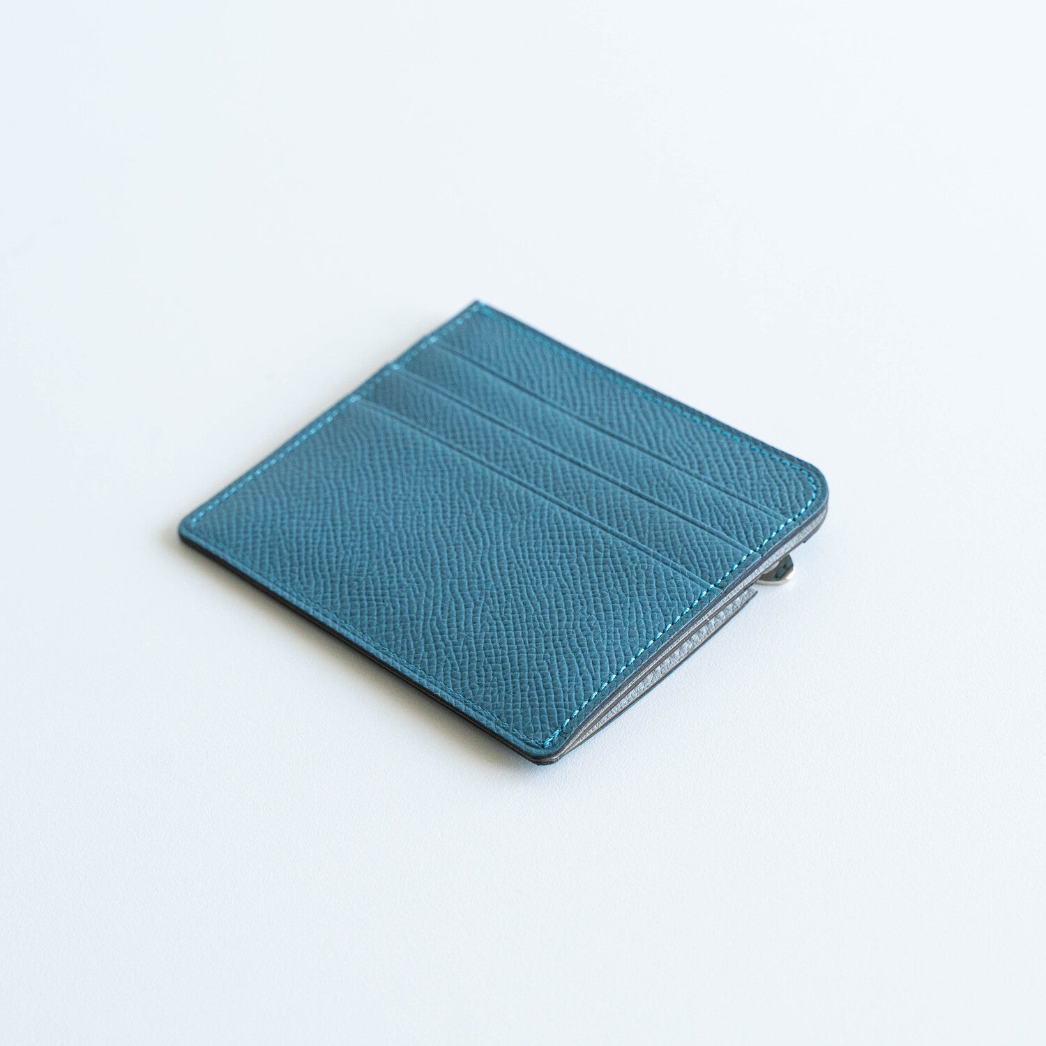 AP×ROO コンパクト財布／FLAT square ジーンブルー