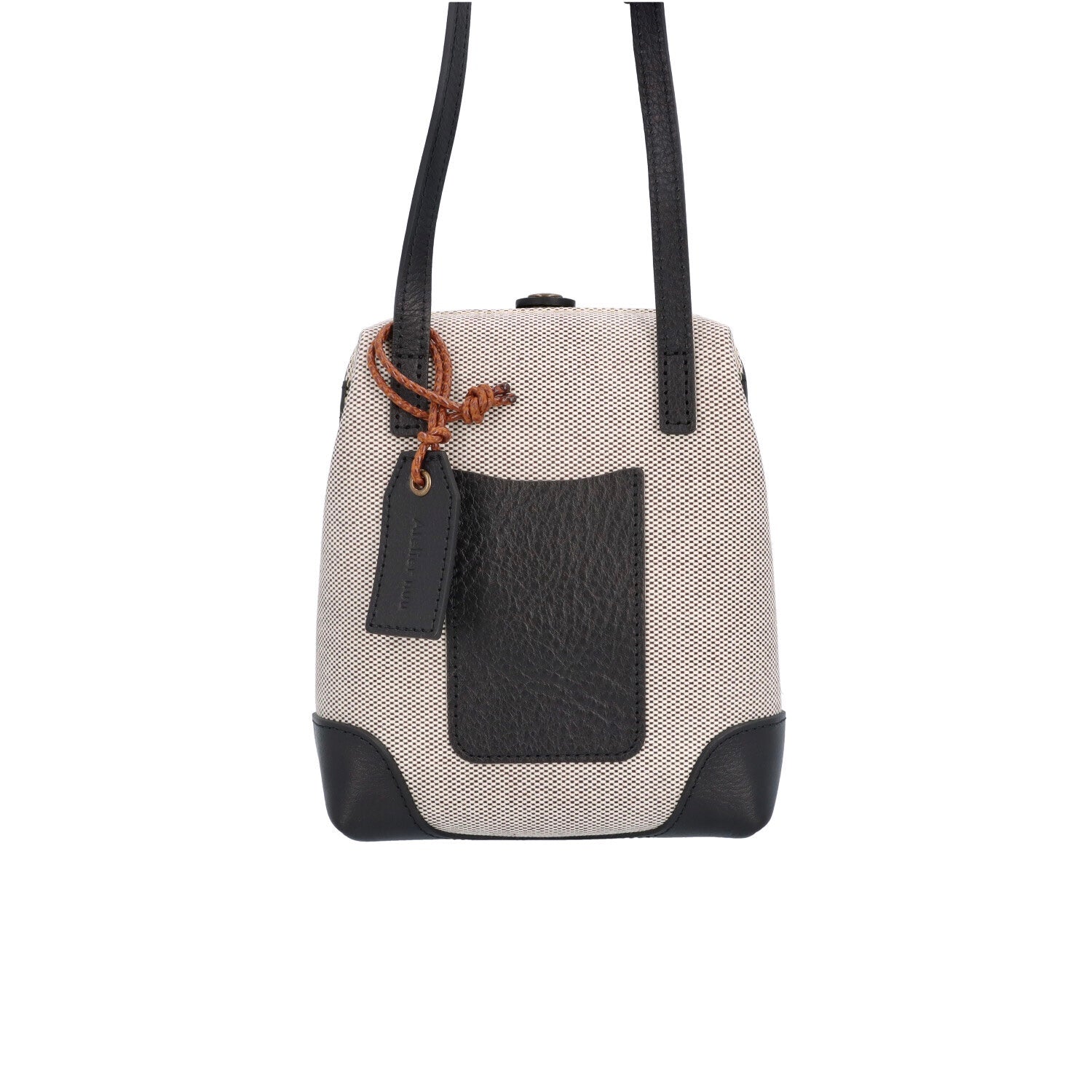 Atelier nuu |  parcel cotone ダレスポシェット　ブラック<直営店限定カラー> - Atelier nuu