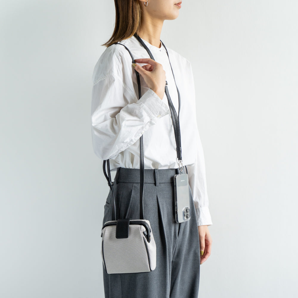 【NEW】parcel cotoneナノポシェット　キャメル
