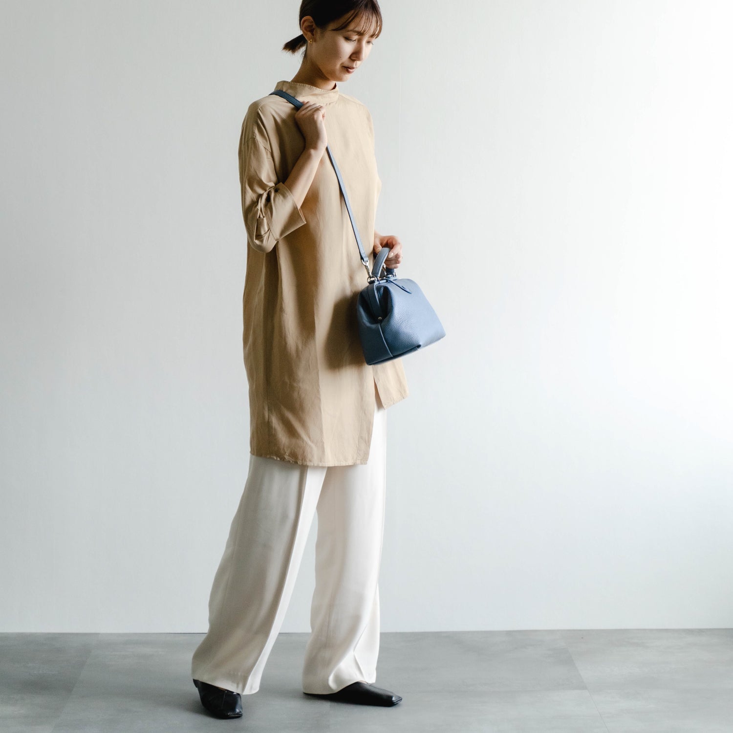 Atelier nuu |  parcel mist ミニダレス　スカイブルー - Atelier nuu