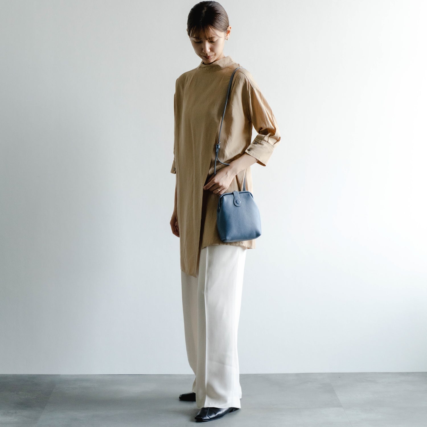 Atelier nuu |  parcel mist ダレスポシェット　スカイブルー - Atelier nuu