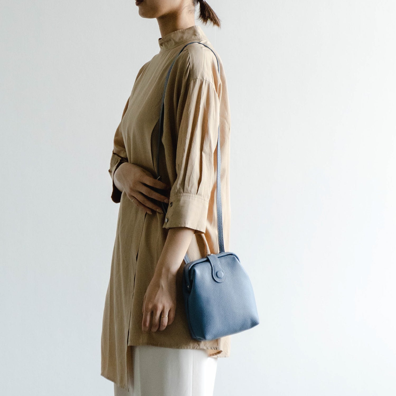 Atelier nuu |  parcel mist ダレスポシェット　スカイブルー - Atelier nuu