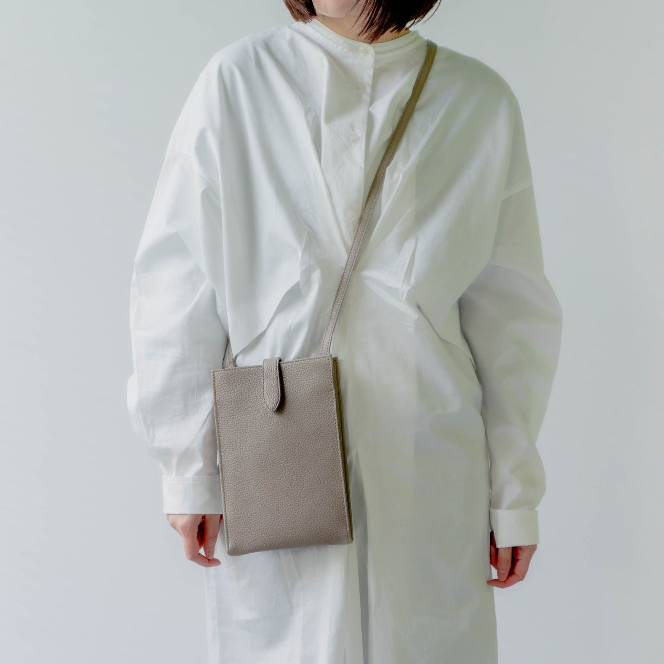 Atelier nuu |  lim ミニショルダー　グレージュ【New】 - Atelier nuu