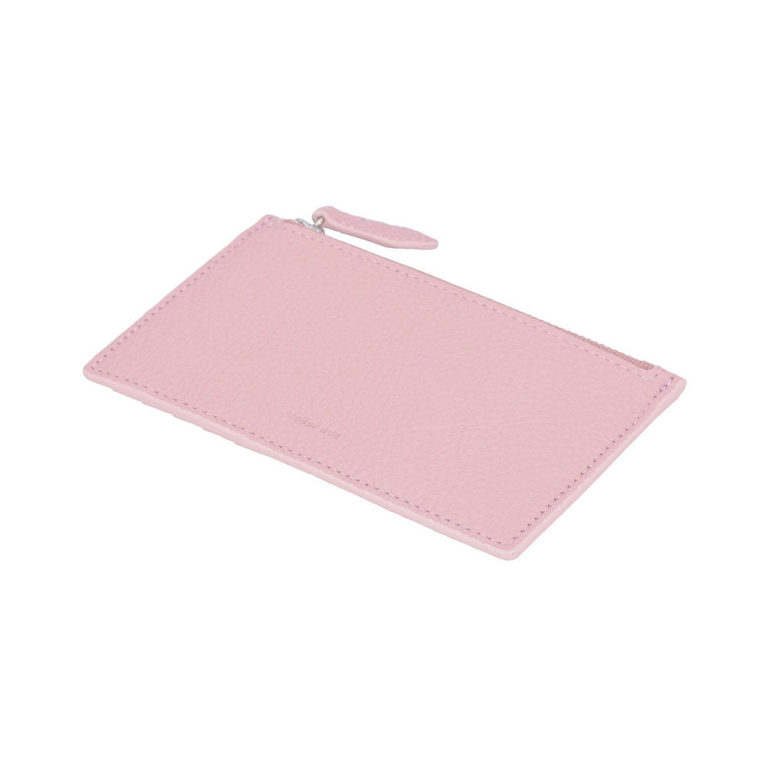 palm ファスナー付きカードケース　ピンク
