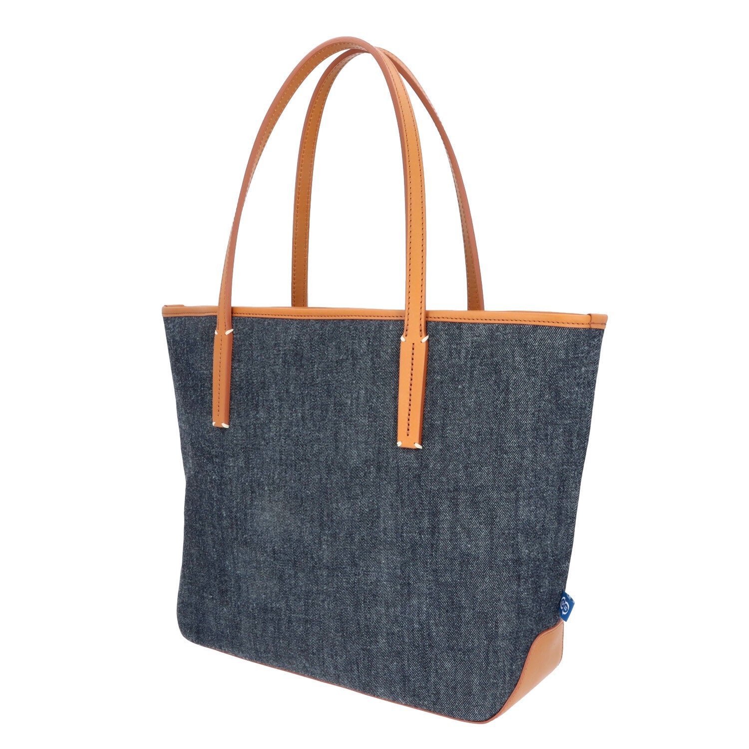 For the blue denim tote navy