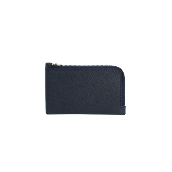 AP×ROO compact wallet/FLAT mini navy