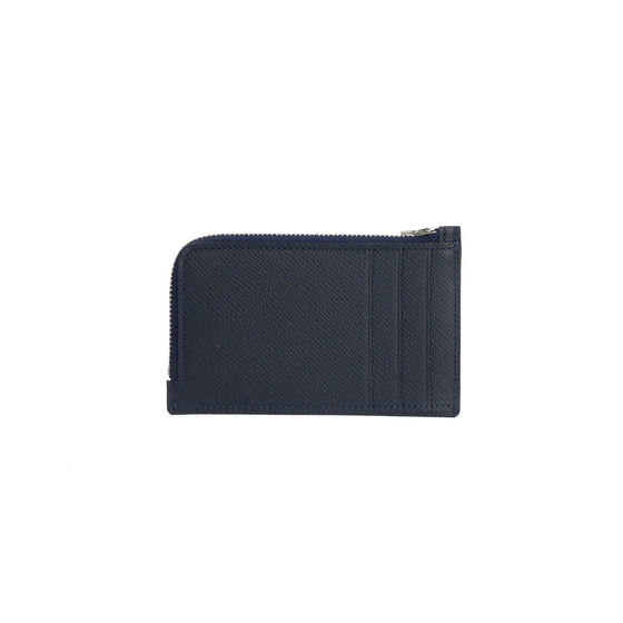 AP×ROO compact wallet/FLAT mini navy