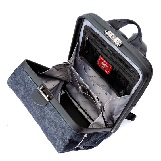 [Directly managed only] Tondo denim Dulles backpack navy