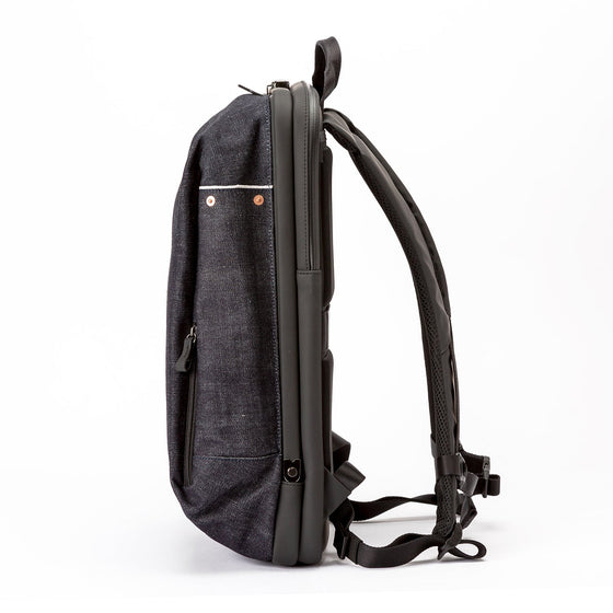 [Directly managed only] Tondo denim Dulles backpack navy