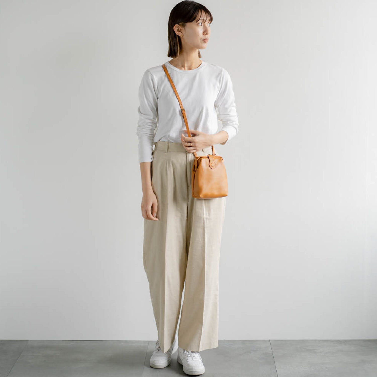 parcel ダレスポシェット　キャメル - Atelier nuu
