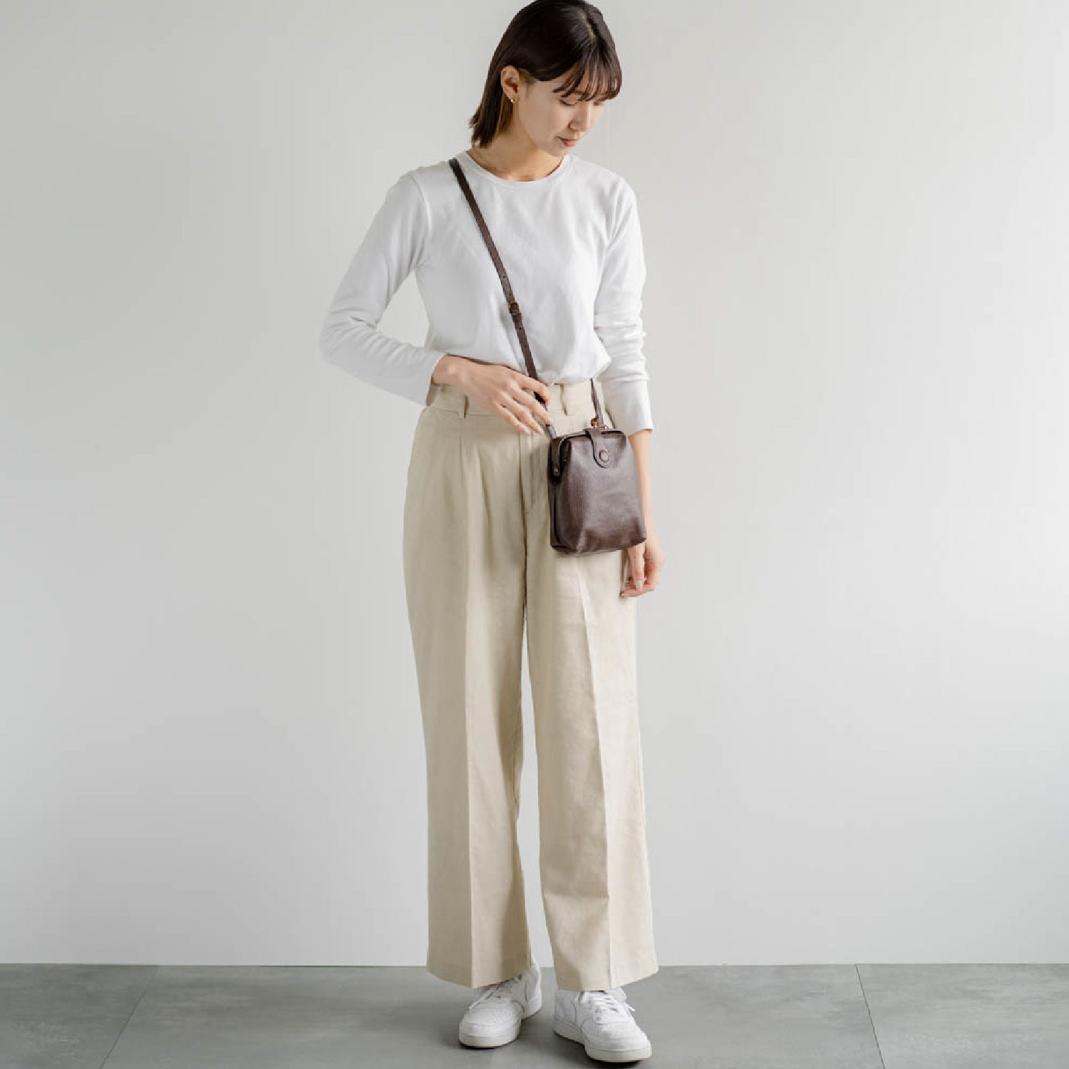 parcel ダレスポシェット　チョコ - Atelier nuu